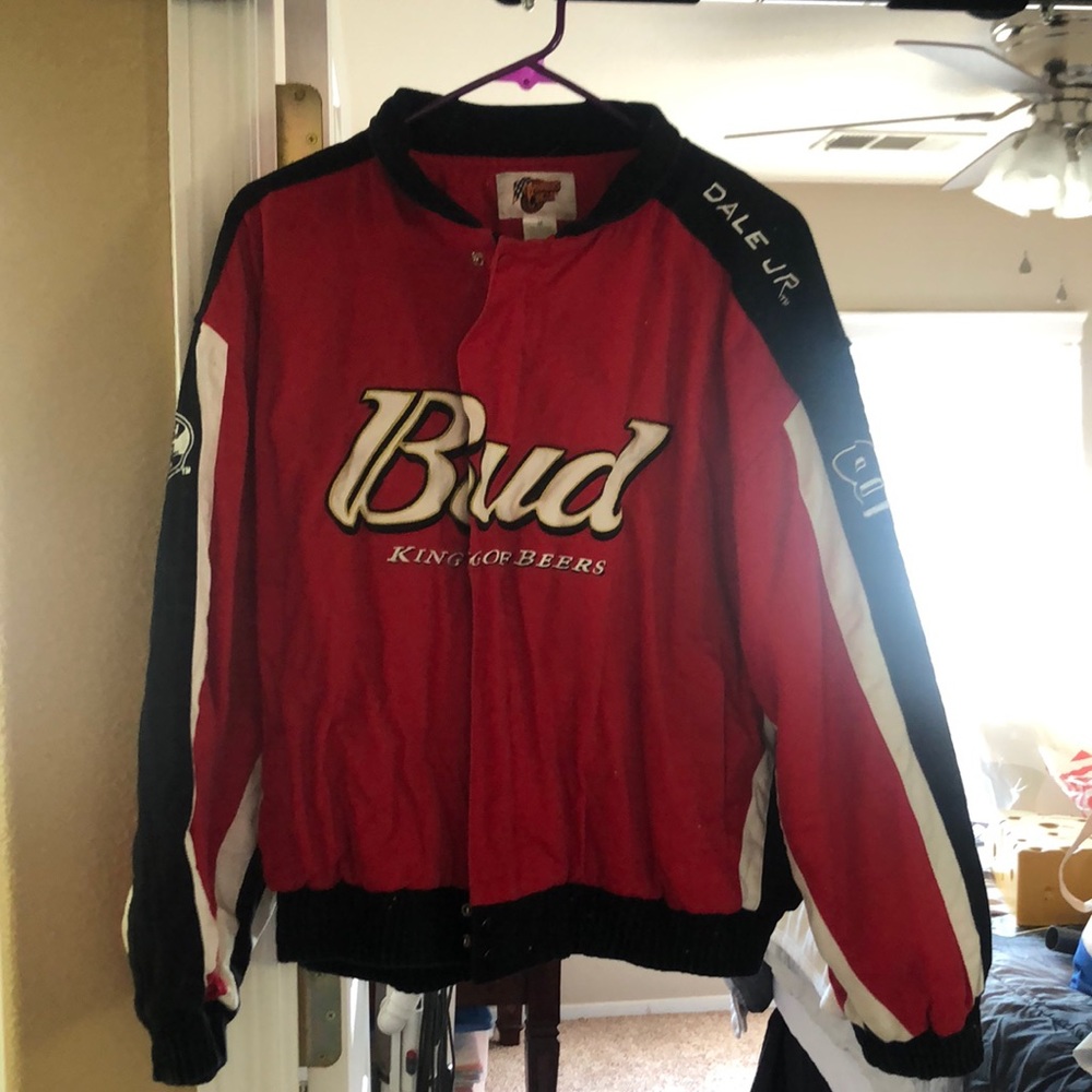 Dale Jr Budweiser NASCAR jacket